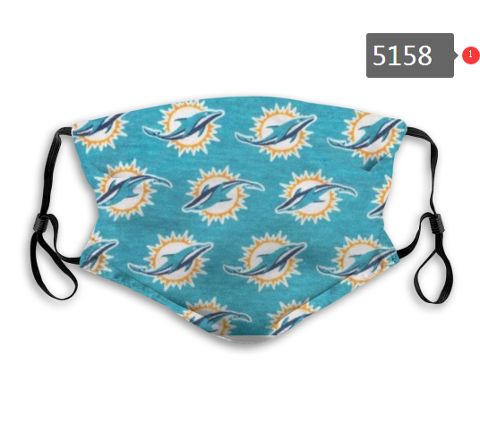 NFL Miami Dolphins Dust mask with filter->nfl dust mask->Sports Accessory